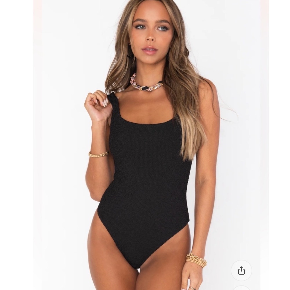 Show Me Your MuMu The Scrunch One Piece In Black Size Large